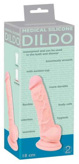 Realistyczne dildo silikonowe Medical Silicone 18 cm Medical Silicone