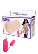 Realistyczny masturbator waginalny z wibracją Lyla 15 cm biały B - Series Lyla