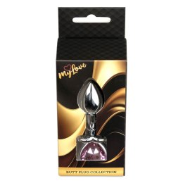Biżuteria analna srebrne serce MyLove Toys 7 cm MyLove Toys