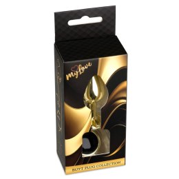 Biżuteria analna stalowa MyLove Toys czarny diament 7 cm MyLove Toys