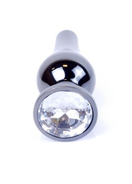Biżuteria analna stalowa MyLove Toys srebrna z diamencikiem 9.5 cm MyLove Toys