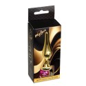 Biżuteria analna stalowa MyLove Toys z diamentem różowa 9,5 cm MyLove Toys