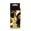 Korek analny stalowy złoty z diamencikiem MyLove Toys 9.5 cm MyLove Toys