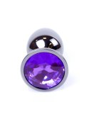 MyLove Toys - Jewellery Dark Silver PLUG- Purple MyLove Toys