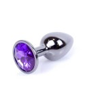 MyLove Toys - Jewellery Dark Silver PLUG- Purple MyLove Toys