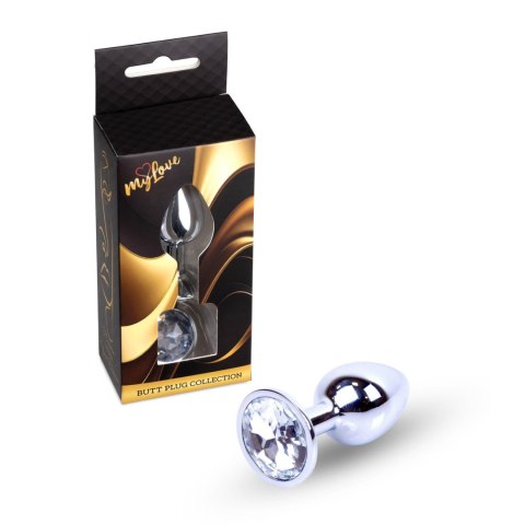 MyLove Toys - Jewellery Silver PLUG- Clear MyLove Toys