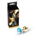 MyLove Toys - Złoty Plug Jewellery - Jasnoniebieski MyLove Toys