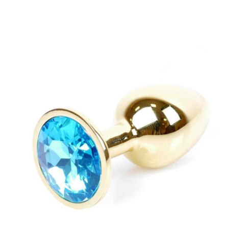 MyLove Toys - Złoty Plug Jewellery - Jasnoniebieski MyLove Toys