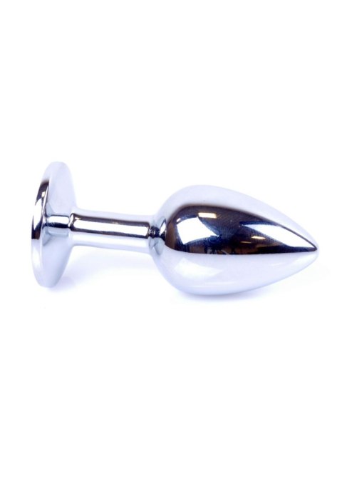 Srebrna biżuteria analna z kryształem HeavyFun 7 cm B - Series HeavyFun