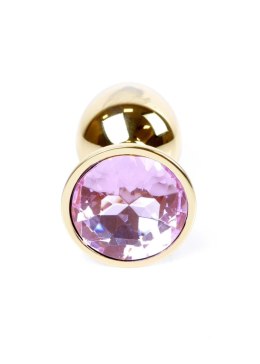 Złoty korek analny z diamentem MyLove Toys 7 cm MyLove Toys