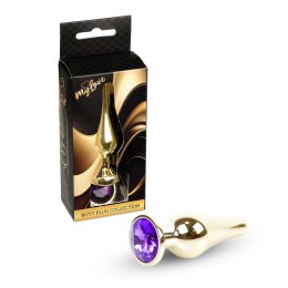 Korek analny diamentowy ze stali MyLove Toys fioletowy 9.5 cm MyLove Toys