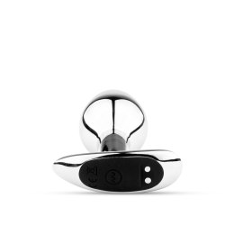 Korek analny metalowy wibrujący z pilotem USB B Series HeavyFun B - Series HeavyFun