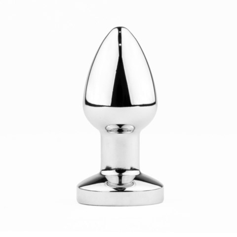 Metalowy korek analny wibrujący z pilotem B Series HeavyFun USB B - Series HeavyFun