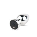 Wibrujący metalowy korek analny z pilotem USB M B Series HeavyFun B - Series HeavyFun