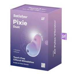 Bezdotykowy stymulator łechtaczki Satisfyer Pixie Dust fioletoworóżowy Satisfyer