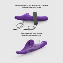 Dildo multi orgasm wibrujące Strap on me L fioletowe Strap-on-me