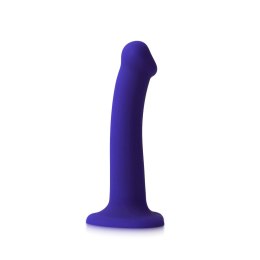 Dildo realistyczne LED fioletowe Straponme 18 cm M Strap-on-me