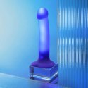 Dildo realistyczne LED fioletowe Straponme 18 cm M Strap-on-me
