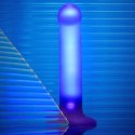 Dildo realistyczne LED fioletowe Straponme 18 cm M Strap-on-me