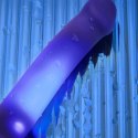 Dildo realistyczne LED fioletowe Straponme 18 cm M Strap-on-me