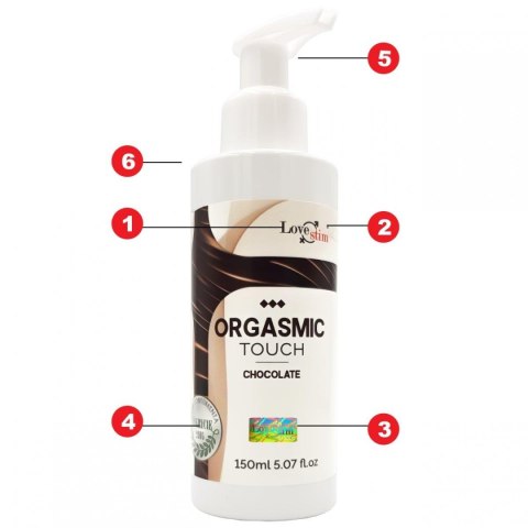 Olejek do masażu Orgasmic Touch czekoladowy LoveStim 150 ml LoveStim