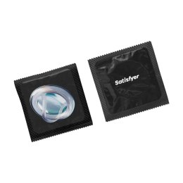 Prezerwatywy Satisfyer XXL transparentne nawilżane 100 szt Satisfyer