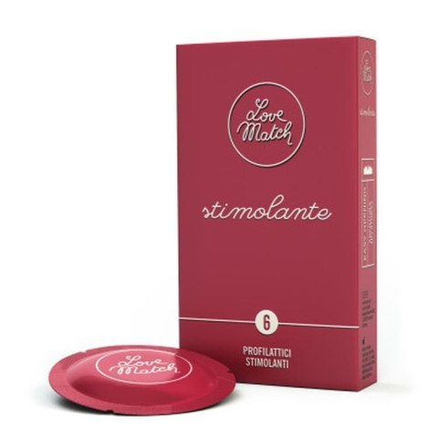 Prezerwatywy stymulujące Love Match 6 sztuk Love Match