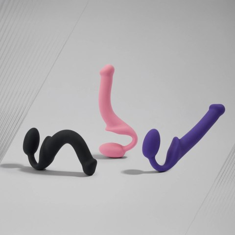 Strapon silikonowy półrealistyczny giętki Dorcel różowy M Dorcel