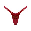 Uprząż do strap on Fabulous Strap on me czerwona błyszcząca Strap-on-me