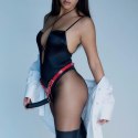 Uprząż do strap on Fabulous Strap on me czerwona błyszcząca Strap-on-me