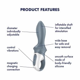 Wibrator analny pompowany Satisfyer Air Pump Booty 1 USB Satisfyer