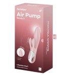 Wibrator króliczek nadmuchiwany Satisfyer Air Pump Bunny 3 różowy USB Satisfyer