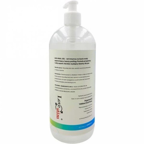 Żel analny LoveStim H2O na bazie wody 1000 ml LoveStim