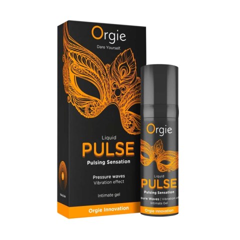 Żel stymulujący pulsujący Orgie karmelowy chłodzący 15 ml Orgie