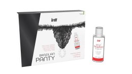 Zestaw Intt figi czarne z perłowym pierścieniem i żelem truskawkowym 50ml Intt