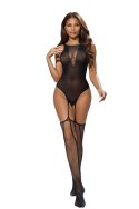 Bodystocking SoftLine 2040 transparentny czarny One Size SoftLine Collection