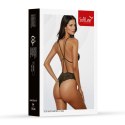 Koronkowe body erotyczne SoftLine Collection czarne L SoftLine Collection