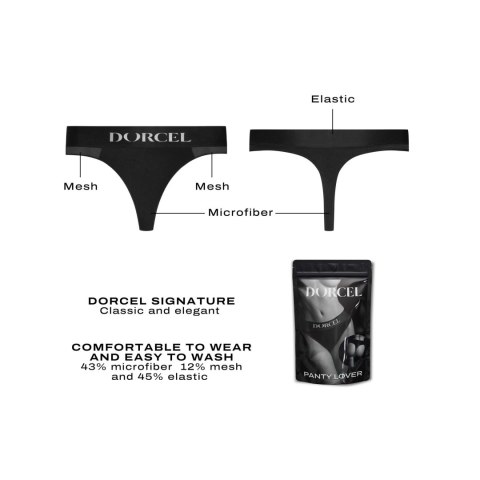 Stringi z kieszonką na wibrator Dorcel Panty Lover L Dorcel