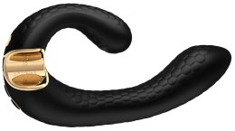 Wibrator Shunga Miyo silikonowy czarny USB 18 cm Shunga