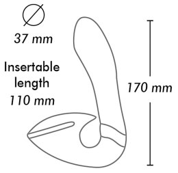 Wibrator silikonowy Shunga Soyo różowy USB 17 cm Shunga