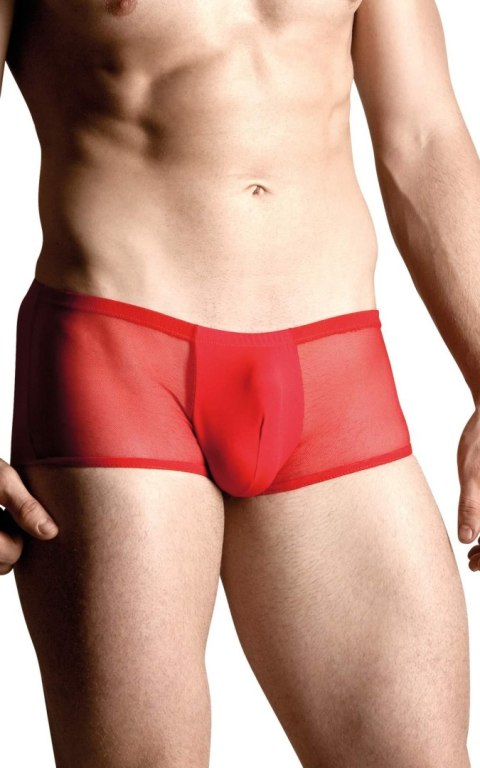 Bokserki męskie z wycięciem SoftLine 4493 czerwone XL SoftLine Collection