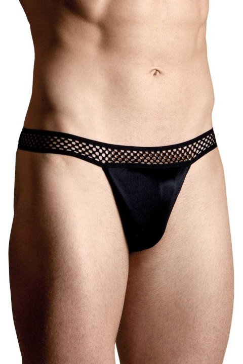Eleganckie cieniutkie stringi męskie SoftLine 4486 czarne XL SoftLine Collection