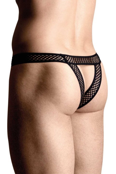 Eleganckie cieniutkie stringi męskie SoftLine 4486 czarne XL SoftLine Collection