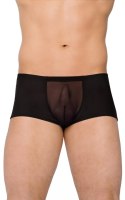 Erotyczne szorty z siateczki SoftLine czarne XL SoftLine Collection