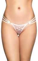 Koronkowe stringi SoftLine Collection białe S/M 2498 SoftLine Collection