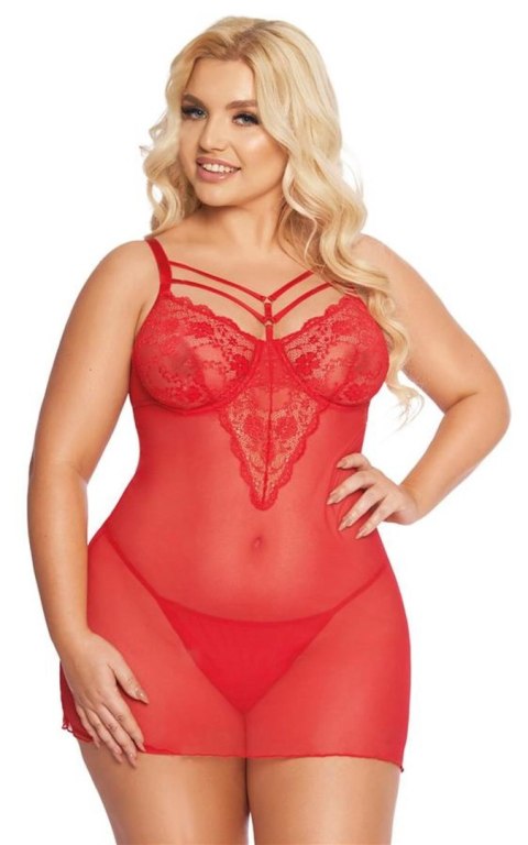 Koszulka erotyczna Aldona SoftLine czerwona XL SoftLine Collection