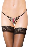 Stringi haftowane SoftLine 2451 czarne S/L SoftLine Collection
