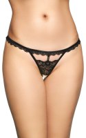 Stringi koronkowe SoftLine Collection 2500 czarne M/L SoftLine Collection