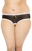 Stringi siateczkowe z wycięciami SoftLine 2471 czarne XL SoftLine Collection