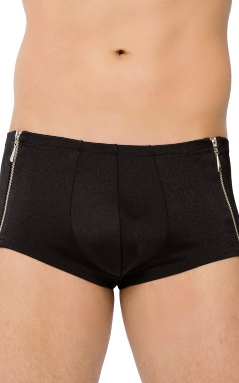 Szorty lycrowe z zamkami SoftLine 4500 czarne M SoftLine Collection